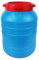BAUSTER® Weithalsfass 30 l Sauerkrautfas Regen Fass Gepäcktonne Silagefass Camping Plastikfass, Fass aus HDPE-Kunststoff mit Deckel, Deckelfass, Spundfass, multifunktionales, Universalfass, Wasserfass