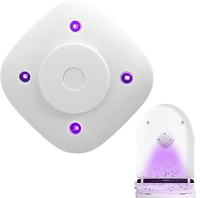 Nettoyant UV pour cuvette de toilette – Aromathérapie électrique stérilisateur de toilettes lampe UV | Nettoyant de toilettes sans danger pour toilettes, salles de bains, toilettes Zorq