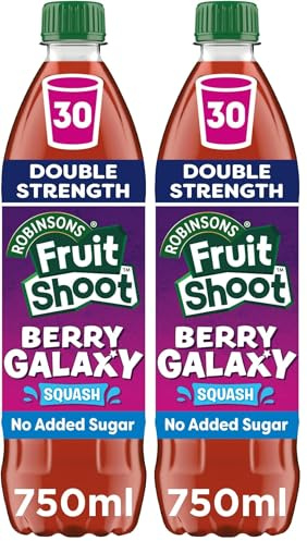 Fruit Shoot Squash Berry Galaxy - Double Strength - Strawberry & Blueberry 750ml (Pack of 2)
