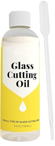 Bkljkf 120 Ml Huile De Coupe De Verre, Huile De Coupe Pour Vitrail, Huile De Coupe Pour Foret À Verre, Huile Pour Outils De Coupe De Verre, Pour Miroirs Et Outils De Coupe Du Verre