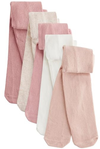 NEXT Pack de 5 pares de medias para bebé Rosa 0-3 Meses