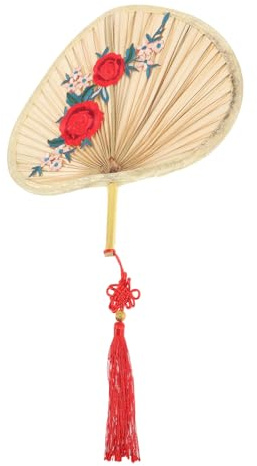 Tofficu Abanico Palma Para Chino Manual De Verano Abanico Mano Para Fiestas De Verano y Uso Diario