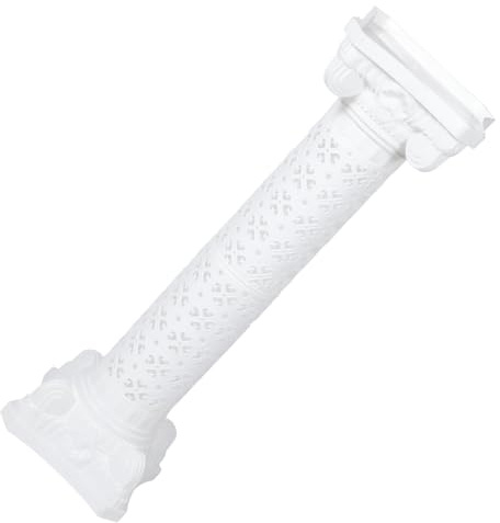 Didiseaon Vintage European Style Plastic Roman Flower Pot Planter Urn for Wedding Decoration, Stable Placement, White Plastic Garden Urn Planter Suitable for Hotels and Outdoor Use