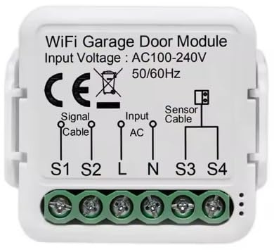 Tuya Smartlife Ouvre-porte de garage intelligent WiFi – Fonctionne avec Alexa