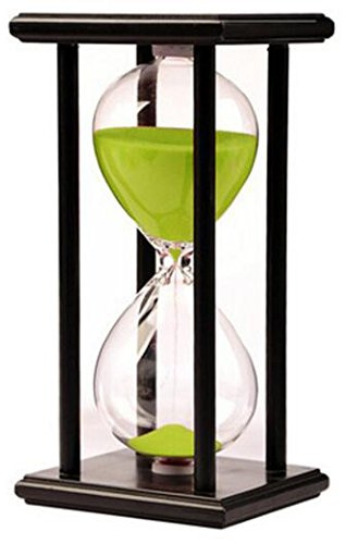 Lodunsyr Sabbia Timer Orologio Ornamento per La Casa Clessidra 30 Minuti Scrivania Decorazione per Soggiorno Tavolino da caffè Gioco di Scuola 30 Minuti Clessidra Hourglass Timer Clessidra Verde