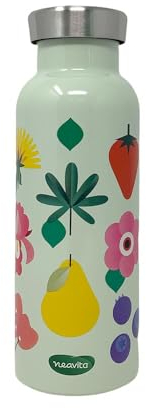 Neavita Spring Happiness - 4ever Bottle Thermos in Acciaio Verde, 500ml