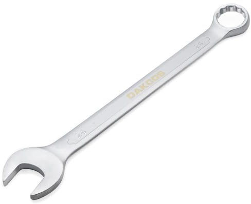 DAKCOS Llave combinada métrica de 24mm superficie cromada mate de CR-V