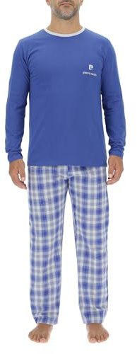 Pierre Cardin Underwear Homme Pca/1/Enl/226 Ensemble De Pijama, Bleu Roi/Gris Clair, L EU