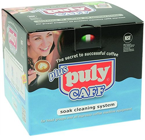 Puly Caff Pflegeset mit Wanne, Puly Caff Pulver, Puly Caff Milk, Bürste