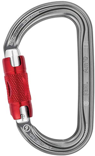 Petzl Am'D Karabiner Twist-Lock Grau