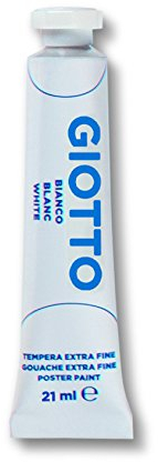 Giotto, Temperafarbe, weiß, 11.5 x 2.2 x 10.3 cm, 126