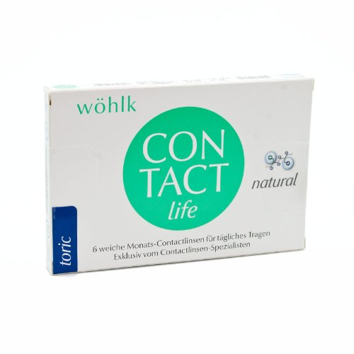 Wöhlk Kontaktlinsen Contact Life Toric - 6er Box (-0,25 -1,75x180)