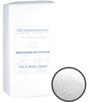 Vlieskompressen 10x10 cm unsteril 6fach, 100 St