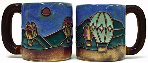 Mara Stoneware Mug - Hot Air Balloon- 16 oz