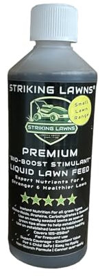 BIO-BOOST Lawn Feed by Striking Lawns – Spring Liquid Lawn Stimulant with Seaweed, Amino Acids & Proteins | Safe for New Seed & Established Grass | Pet & Child Safe