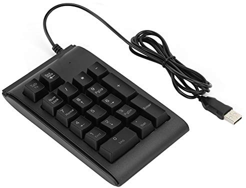 Mtlavishness Clavier USB Filaire Pavé Numérique 19 Touches Rétroéclairage Tricolore Effet Respiration Conception Étanche pour Bureau Gaming