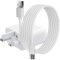 Genuine Samsung Galaxy Fast Adaptive UK Mains Wall Charger Plug & 2M Fast Charging USB Data Sync Cable For Samsung Galaxy S6, S6 Edge, S7, S7 Edge