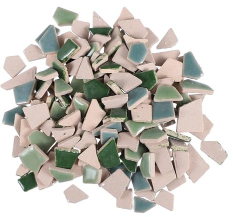 OSALADI 200g Piastrelle Di Mosaico Smaltate Piccole Assortimento Smaltato Per Fai Da Te Piastrelle Delicate Resistenti Pietre Smaltate Per Forniture Artigianali