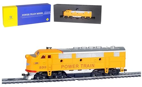 BrickBounty HO Locomotora de tren de escala, locomotora de tren de potencia 1:87 compatible con todos los ferrocarriles modelo HO