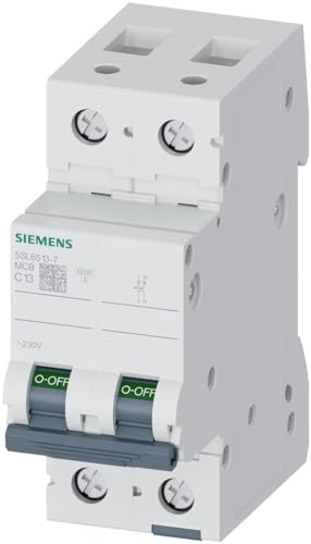 Siemens 5SL6513-7 Leitungsschutzschalter 13A 230V 6kA 1+N-polig Type C Charakteristik LS-Schalter
