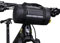 Wildken Fahrrad Lenkertasche, Klein Vordertasche, Wasserdicht Oberrohrtasche, Rund Umhängetasche/Schultertasche/Handtasche, Multifunktional für Rennrad, Mountainbike, Radfahren Reisen(Schwarz)