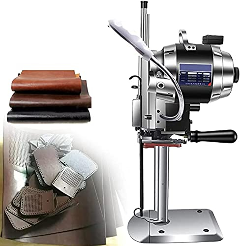 Cortador De Tela Eléctrico, Tijeras De Tela Verticales De 1100 W, con Luz LED, Cuchilla De Afilado Automático, El Espesor De Corte Puede Elegir 11 Cm, 16 Cm, 21 Cm para Tela, Ropa, Pa