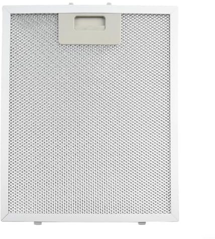 Filtre à graisse en maille métallique pour hotte aspirante, 290 x 240 x 9 mm, filtre à graisse en acier inoxydable pour hotte de cuisine (1 pièce)