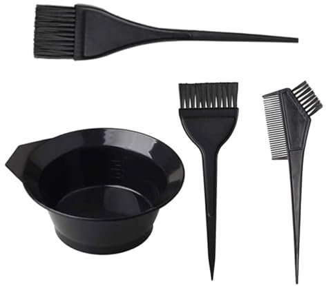 Set di ciotole per la colorazione dei capelli, ciotola di miscelazione per capelli e set di pennelli | Kit di strumenti per spazzole per ciotola di miscelazione per tintura dei capelli - Strumento per