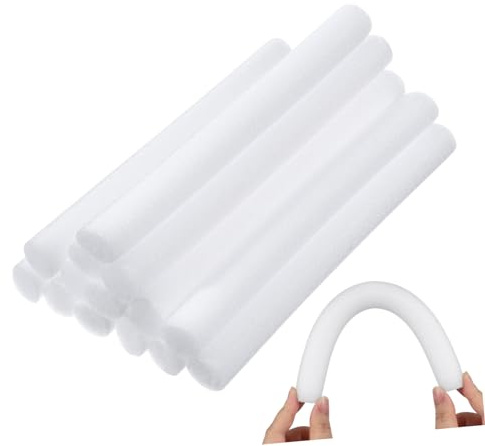 STOBAZA Sofa Gap Filler Foam Rods 8.46 Inch Flexible Slipcover Grips for Couch Cushion Support Furniture Cover Holder Sticks 14 Pack