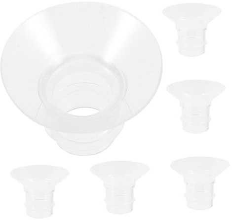 POPETPOP 5 pièces Inserts de Bride Silicone pour Tire Lait Électrique et Portable Accessoires Confortables et Durables pour Allaitement à Protection Douce pour Mamelons Sensibles