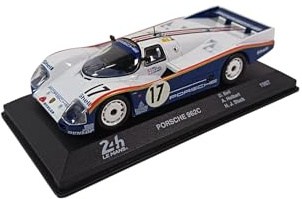 OPO 10 - Auto in Miniatura in Scala 1/43 della 24 Ore di Le Mans Compatibile con la Porsche 962C vincitrice (1987) - ALA076