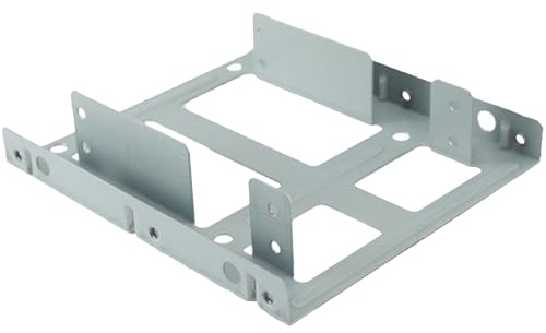 Vdaxvme High Strength Solid Hard Drive Holder, 2.5 to 3.5 Inch Hard Drive Mounting Bracket for PC, Internal Drive Bay, Hard Drive Mounting Frame Metal for PC