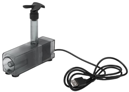 Jenivaint Internt Akvariefilter, USB-driven Dränkbar Akvariefilterpump med Tyst Drift och Högeffektiv Vattenrengöring, Kompakt Akvariumfilter för Akvarier Sköldpaddstankar