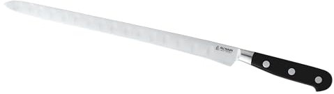 Couteau à saumon alvéolé - Lame inox - 30 cm