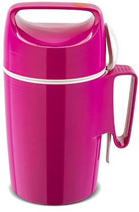 ROTPUNKT Speisegefäß 850 Dirk 0,85 l | BPA frei | Glaseinsatz | hochwertig | Raspberry
