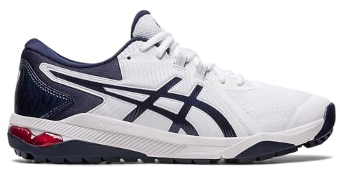 ASICS Men's Gel-Course Glide Golf Shoes, 9, White/Midnight