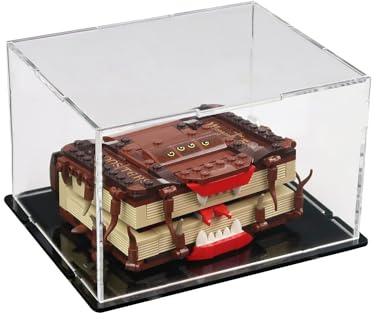 icuanuty Vitrine en acrylique pour Lego Harry Potter The Monster Book of Monsters 30628, rangement et organisation à l'abri de la poussière pour modèle Lego, dimensions : 26 x 20 x 14 cm (boîtier
