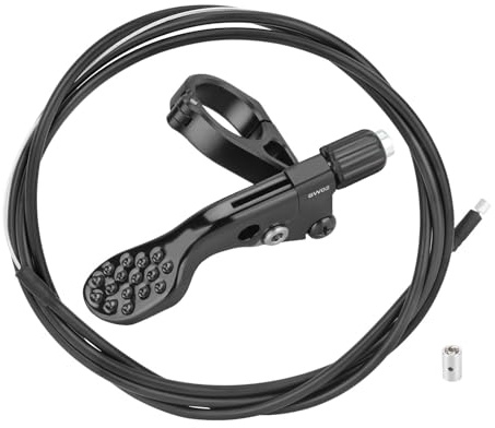 Qsvbeeqj Bicicleta de montaña Productos de Cuidado de Asiento Drop Control remoto Palanca Ajustable Bicicletas Abridor de Sillín Palanca Control Remoto Fácil Instalar
