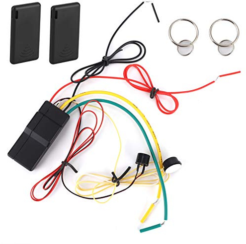 Naroote di Allarme Anti-dirottamento Immobilizzatore Motore Circuito Intelligente Interrotto per Veicoli a 12 V, Immobilizzatore Universale per di Allarme Auto, Antifurto Motore da 2,4 GHz per