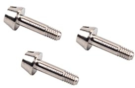 Trumpet Water Key Screws 3Pcs Silver Metal Valve Keys for Brass Repair