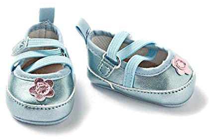 Heless 845 - Ballerinas für Puppen, in 1 von 4 Designs (zufällige Auswahl), Größe 38 - 45 cm