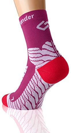SPORT KOMPRESSIONS SOCKEN 'under pressure SOCKX' - Höchste Qualität, Made in Germany! (rose, 35-38)