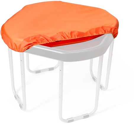 Springboard Mini Tuff Tray Cover - Water-Repellent, Elastic Edged, Lightweight, Durable Orange Tuff Tray Cover - 70 x 70 x 7cm