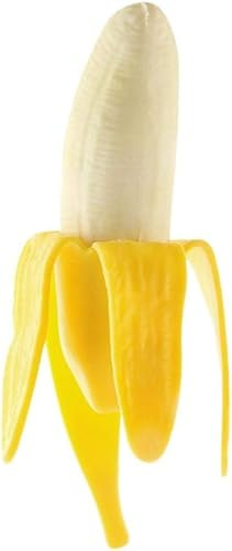 Banana Elastic Simulation Squeezing Simulation Fruits, Stretchy Soft Banana Toy Antistress Decompression Sensory Vent Reliever for Adults