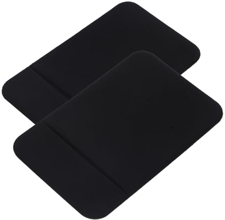 LIFKICH 2 pezzi Portacarte Adesivo per Cellulare Custodia Sottile e Resistente per Piccole Carte Tasca Antiscivolo per Smartphone Nero Elasticizzato