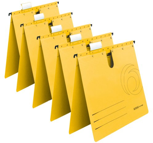 Herlitz 5874979 Hängehefter gelb 5er Packung