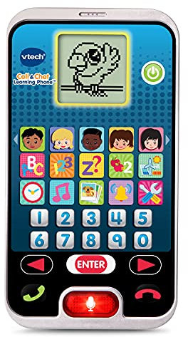 VTech Call and Chat Learning Phone, Black