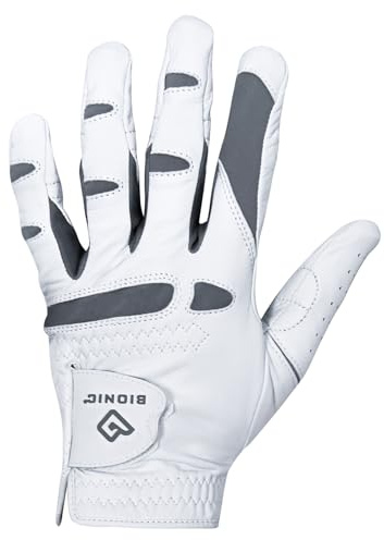 Bionic Men's Performance Grip Pro Premium Leather Golf Glove (Medium/Large, Left)