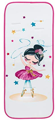 Interbaby 0C047 - Colchoneta Universal Bailarina para Sillas de Paseo, unisex
