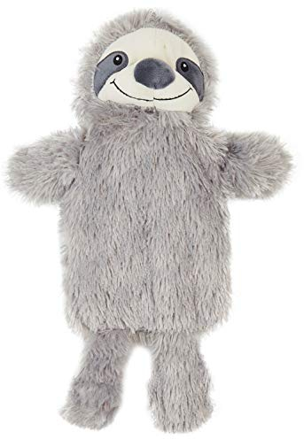 Borsa Dell'Acqua Calda con Custodia Peluche Bradipo Scimmia Boule Acqua Calda 1l in Gomma Naturale Idea Regalo Bambini e Adulti (Bradipo)